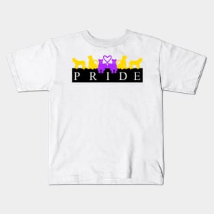 Intersex and nb Lion Pride Kids T-Shirt